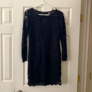 Ambiance Black long sleeve dress